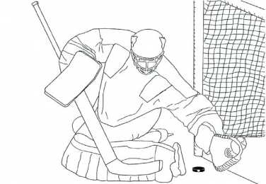 Хоккей Раскраски про хоккей. Хоккеисты клюшки и шайбы на раскрасках