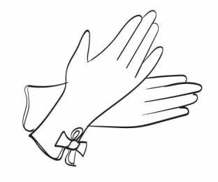 Перчатки Раскраски с перчатками