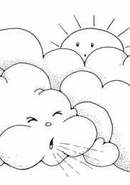 Ветер Раскраски для изучения окружающего мира на тему явления природы. Ветер