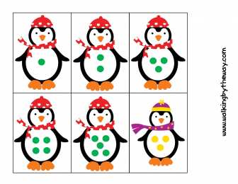 Задания с цифрами Учимся считать с пнигвинами