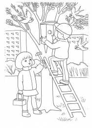 Весна Раскраски на тему время года весна