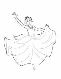 Балерины Раскраски для девочек балерина