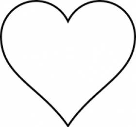 Контуры сердца. Сердечки Контуры сердец и валентинок для вырезания, поделок и аппликаций