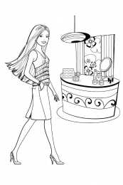 Барби Барби у себя дома