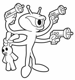 Инопланетяне Раскраски инопланетян и монстров для девочек и мальчиков