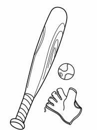 Бейсбол Раскраски про бейсбол скачать и распечатать бесплатно