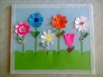 Поделки на 8 марта Поделки на 8 марта из цветной бумаги и пластелина