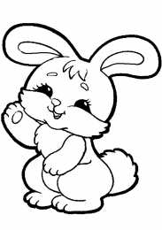 Заяц Раскраски с зайцами для девочек и мальчиков