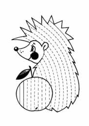 Подготовка руки к письму Штриховки для подготовки руки к письму. Нарисуй линии по образцу.