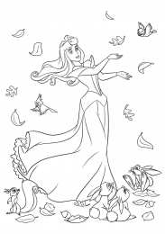 Осень Осенние раскраски. Времена года