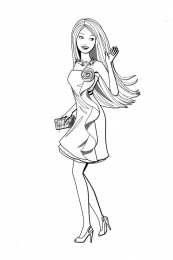 Барби Барби в платье