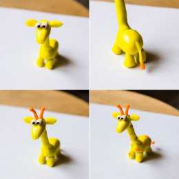 Лепим животных и природу Примеры поделок из пластилина с рыбами и птицами. Лепим животных