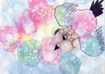 Рисуем мыльными пузырями Рисунки гуашью мыльными пузырями