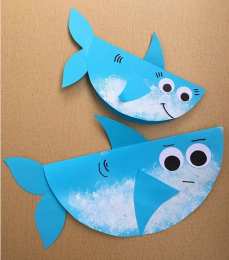 Природа Аппликация рыба из цветной бумаги