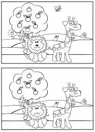 Найти отличия Рисунки с заданиями на внимательность