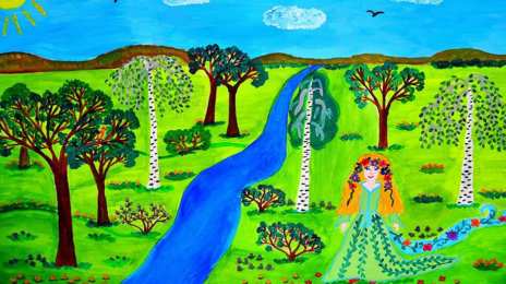 Весна дети рисуют про весну