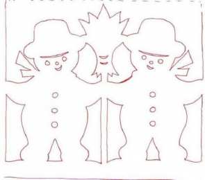 Гирлянды Шаблоны гирлянд для вырезания на праздники