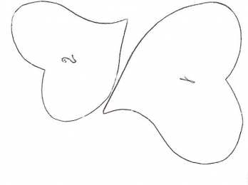 Контуры сердца. Сердечки Контуры сердец и валентинок для вырезания, поделок и аппликаций