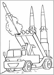 Раскраски реактивный миномет реактивная система залпового огня. Ракетницы Катюши ураганы