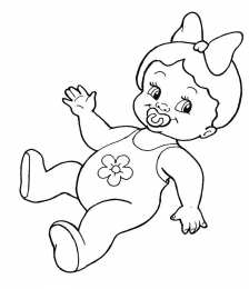 Для девочек Раскраски с куклами для девочек