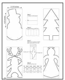 Гирлянды Шаблоны гирлянд для вырезания на праздники