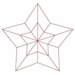 Контур звезды Контуры шаблоны звезды для вырезания аппликации или поделок