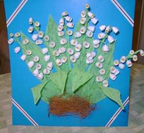 Аппликации на весенние праздники Аппликации из бумаги по весенней тематике с цветами