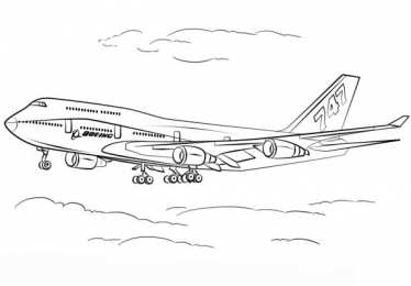Самолеты Боинг 747 4х моторный самолет