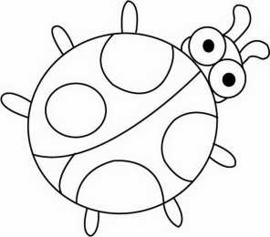 Для маленьких Раскраски для маленьких с жирным контуром