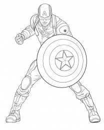 Капитан Америка Капитан Америка с щитом