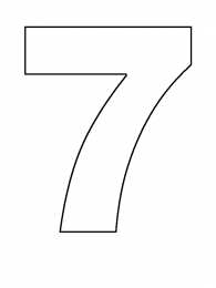 Цифры Цифры для печати на полный лист а4