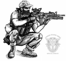 Снайпер Раскраски со снайперами