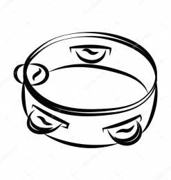 Бубен Раскраски с бубном. Музыкальные инструменты скачать бесплатно