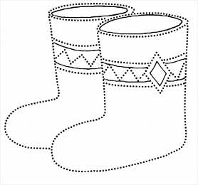 Валенки Раскраски с валенками