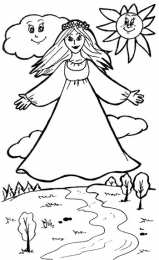 Весна Раскраски на тему время года весна