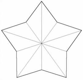 Контур звезды Контуры шаблоны звезды для вырезания аппликации или поделок