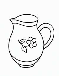 Для девочек Раскраски с изображениями посуды для девочек