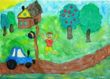 Лето дети рисуют как я провел лето. Детские рисунки про лето