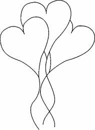 Контуры сердца. Сердечки Контуры сердец и валентинок для вырезания, поделок и аппликаций