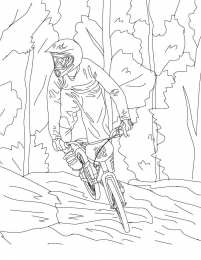 Велоспорт Раскраски с велосипедами. Велоспорт