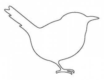 Контуры птицы Скачать раскраски с контурами птиц онлайн.