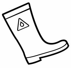 Сапоги Раскраски с сапогами. Обувь. Раскраски для вырезания и раскрашивания