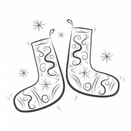 Валенки Раскраски с валенками