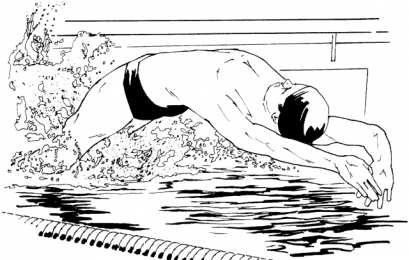 Плавание Раскраски Спортивное плавание