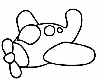 Для маленьких Раскраски для маленьких с жирным контуром