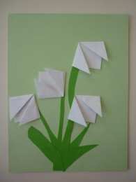 Поделки на 8 марта Поделки на 8 марта из цветной бумаги и пластелина