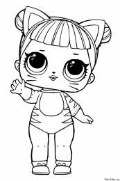 Куклы раскраски с куклами лол для девочек