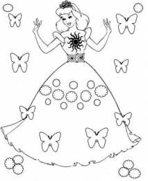 Принцессы Раскраски принцессы для девочек