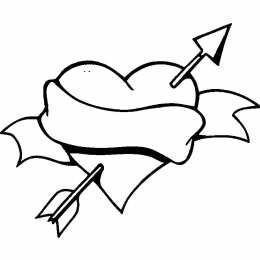 Контуры сердца. Сердечки Контуры сердец и валентинок для вырезания, поделок и аппликаций