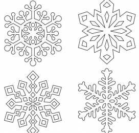 Снежинки Скачать новогодние снежинки. Как вырезать из бумаги снежинку. 